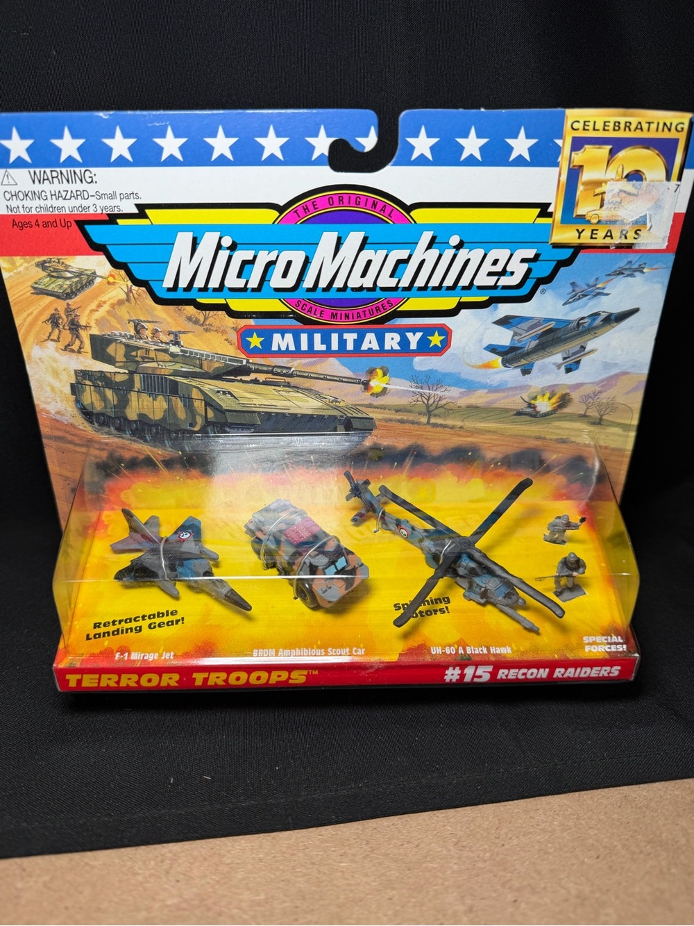Micro Machines Military Recon Raiders #15 Set NIP Camo New Terror Troops Galoob